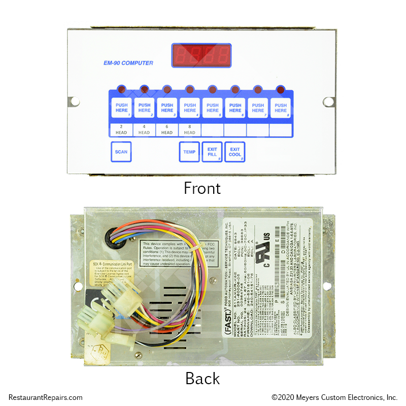 Repair - FASTRON EM-90 Fryer Controller / Computer