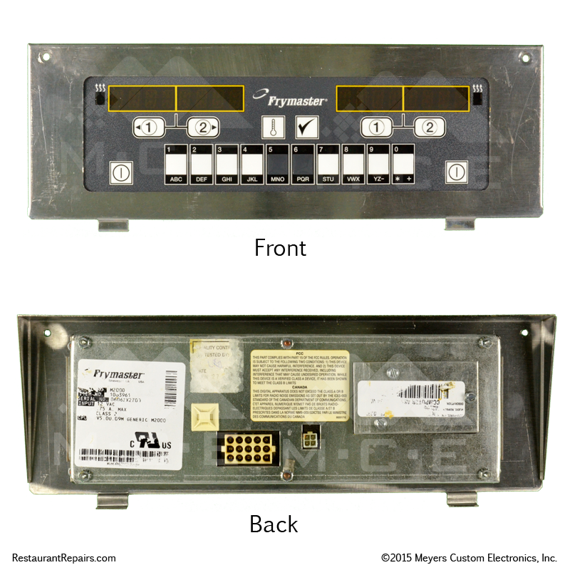 Repair - Frymaster M2000 Fryer Computer
