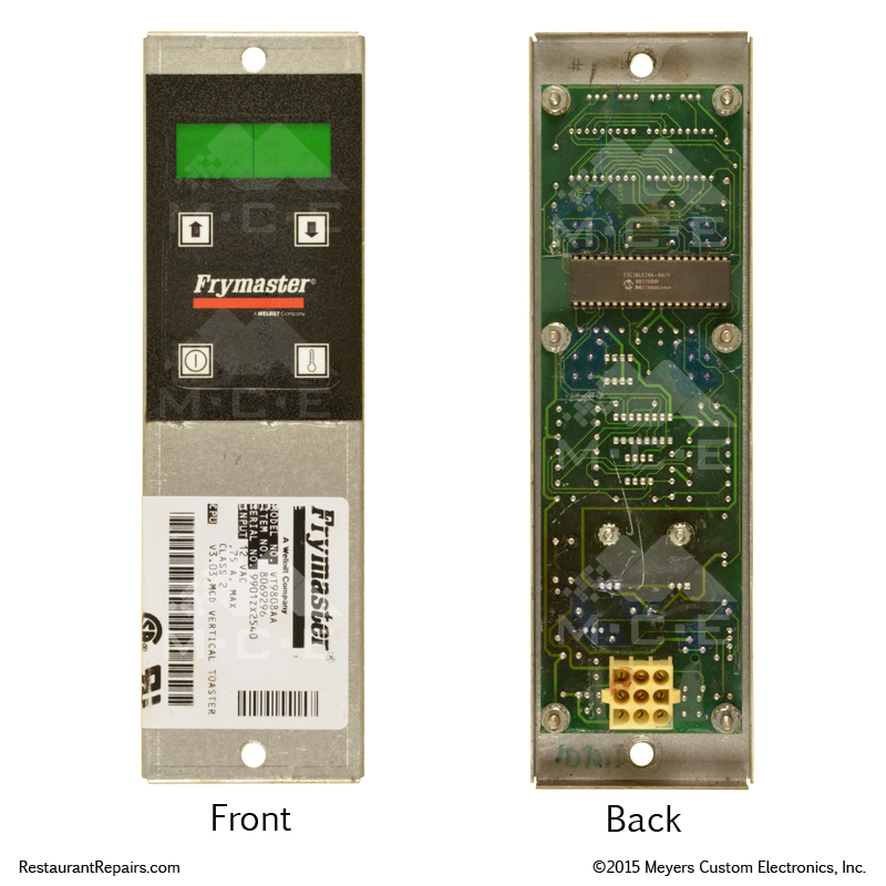 Repair - Frymaster VCT Vertical Contact Toaster Computer