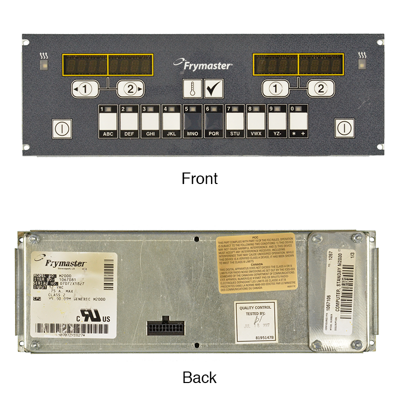 Repair - Frymaster M2000 Fryer Computer