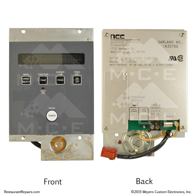 Repair - Garland Pizza Oven Controller