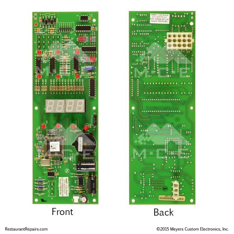 Repair - Garland Oven Digital Control (Board Only)