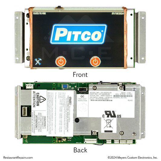 Repair - Pitco Solstice VS7 Infinity Cooking Computer