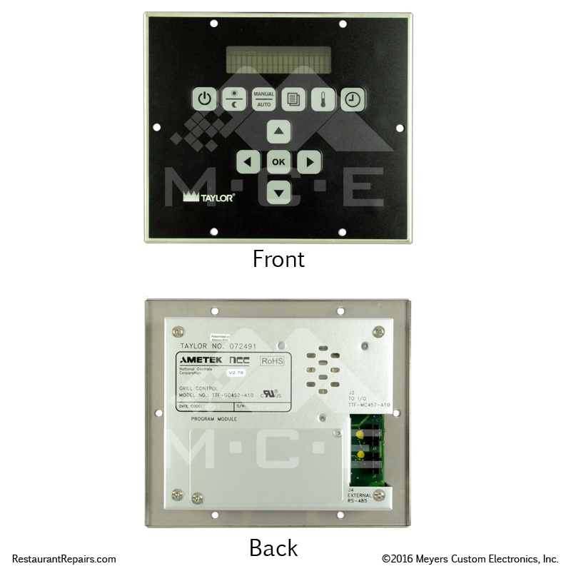 Repair - Taylor Grill Controller Display