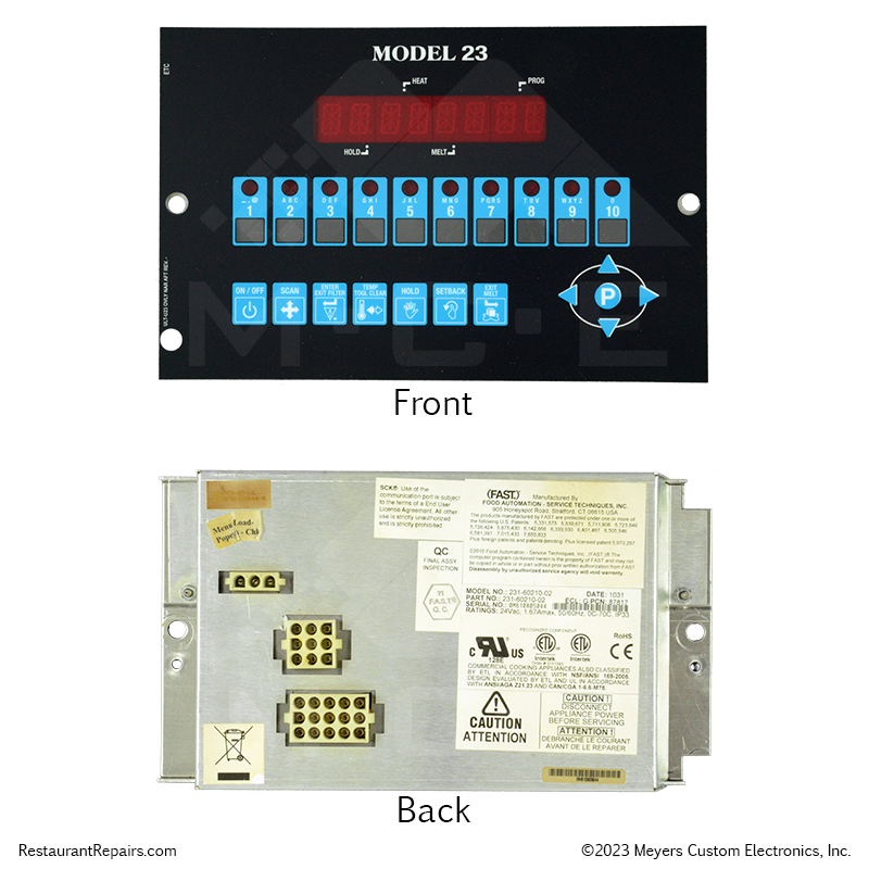 Repair - Ultrafryer Ultrastat 23 Fryer Controller