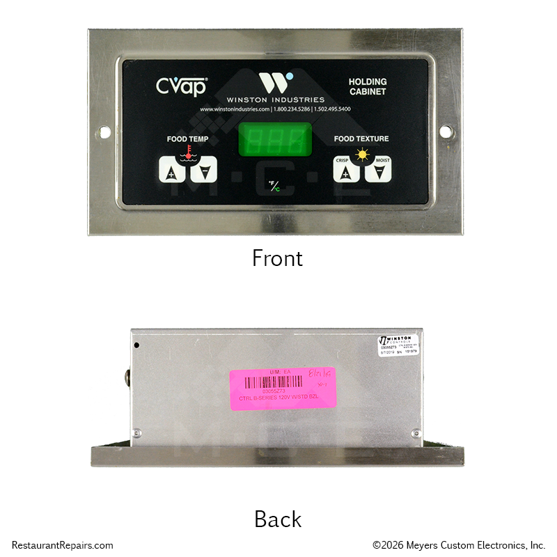 Repair - Winston CVAP Holding Cabinet Control - B-Series