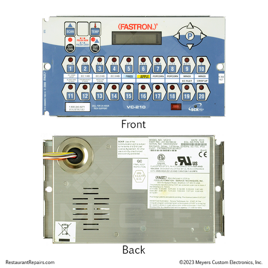 Pfe590 Fast Controller FAST / FASTRON Control Board Repairs - 2 Year Warranty – MCE Restaurant ...
