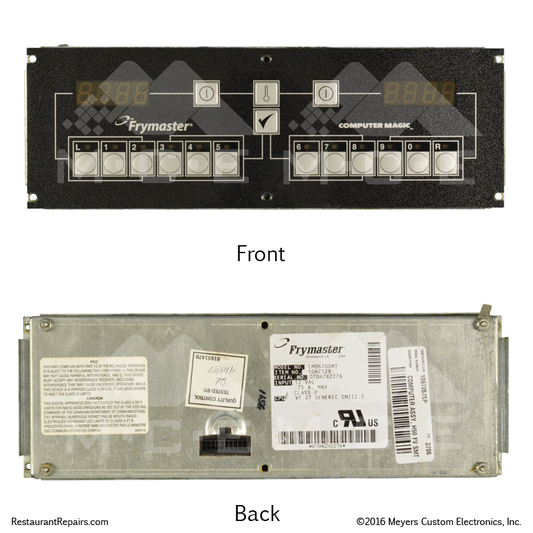 Advance Replacement - Frymaster Computer Magic Fryer Computer ($279 After Return)