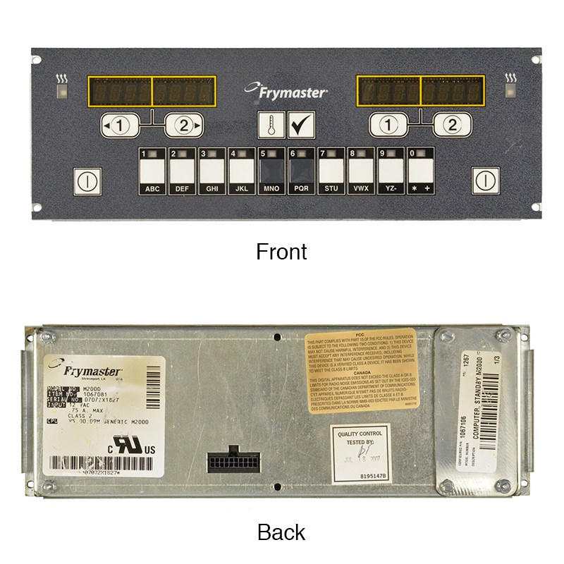 Frymaster Ui Frymaster Fryer and Pasta Cooker Control Board Repairs - 2 Year ...