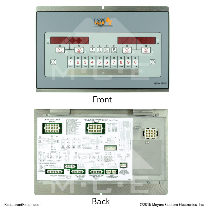 Repair - Henny Penny LOV Fryer Computer