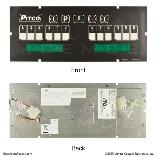 Repair - Pitco Multi-Product Fryer Computer